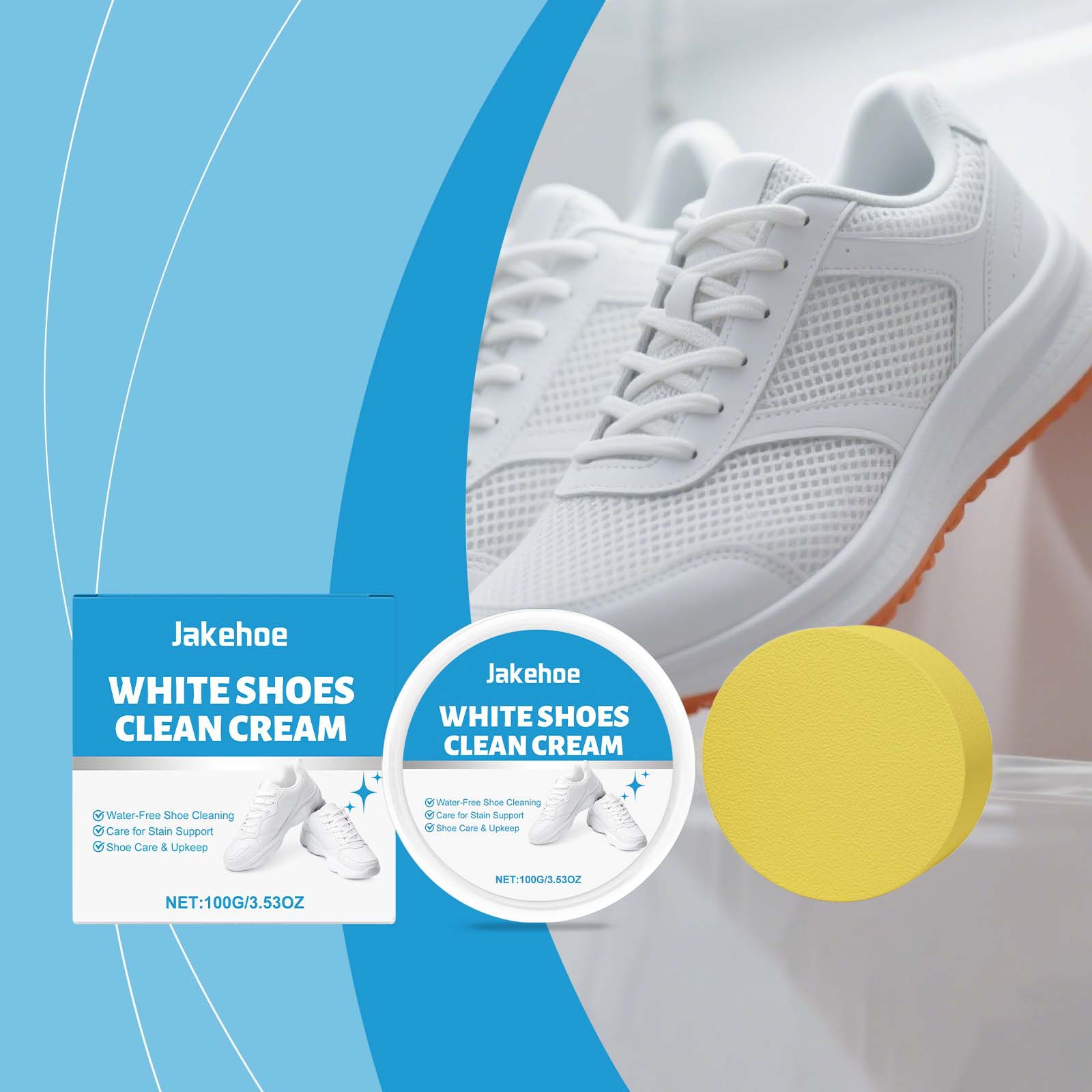 白い靴用クリーナークリーム スニーカーの汚れ落とし 水なしク - Sneaker Protector Spray のレビューと価格