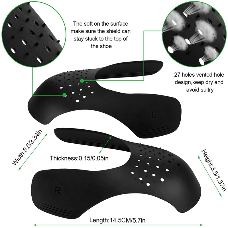 シワ防止シューズ、折れ防止、つま先保護、軽量シューストレッチ - Sneaker Protector Spray のレビューと価格