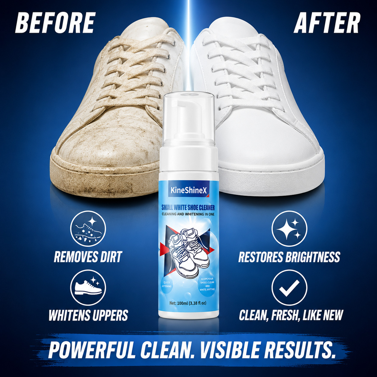 ギヘン靴クリーナーキット、水を使わない泡状靴クリーナー、靴ブ - Sneaker Cleaner のレビューと価格
